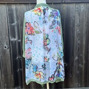 Melissa McCarthy x Seven Floral Explosion Cardigan - Size 2X